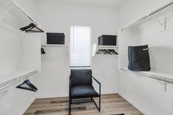 Chair in closet